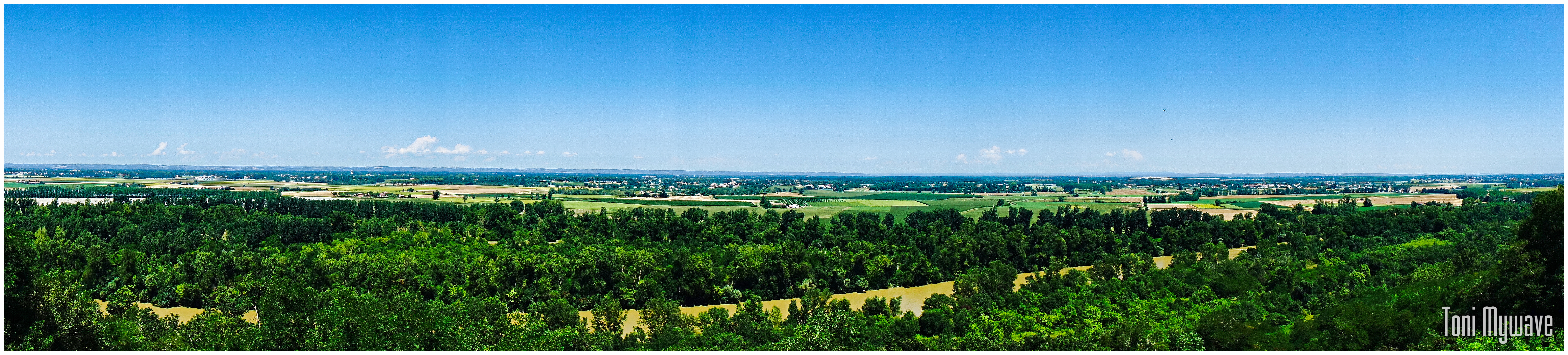 Vue panoramique Cordes Tolosannes Communauté de communes Terres des Confluences